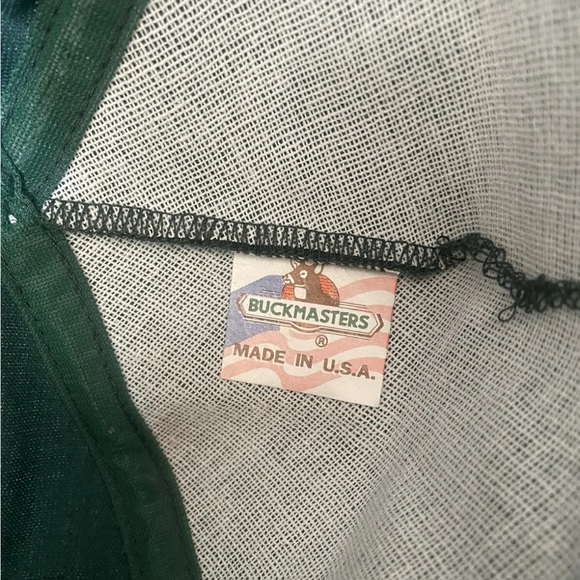 "Buckmasters Member" Vintage Hat Trucker Snapback Adjustable Hunting Green - Picture 4 of 6